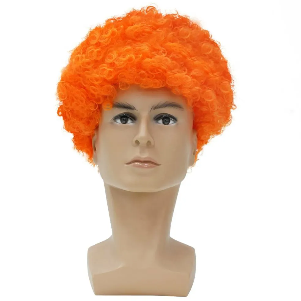 Adult Short Curly Costume Wig