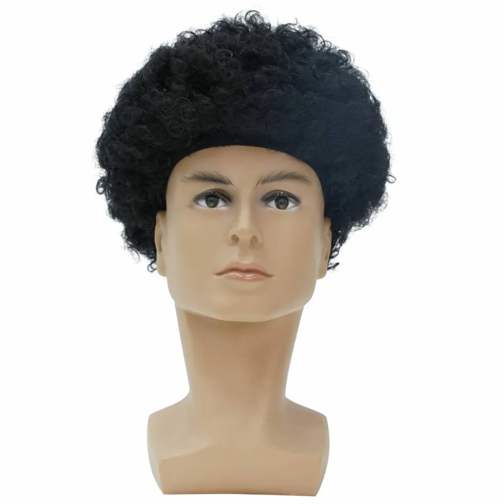 Adult Short Curly Costume Wig