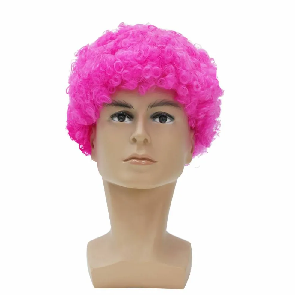 Adult Short Curly Costume Wig