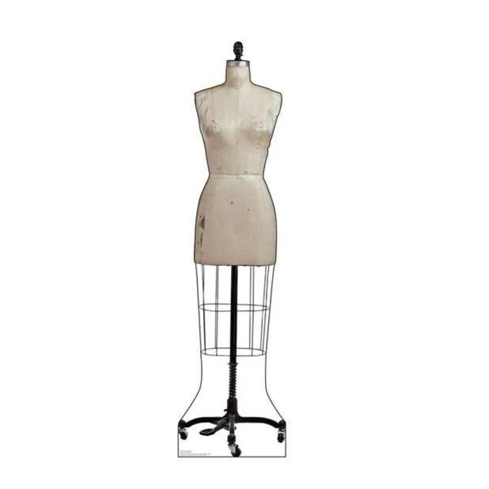 Advanced Graphics 66 x 17 in. Old Dress Mannequin Cardboard Cutout