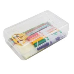 Advantus® Clear 8.5" Pencil Box