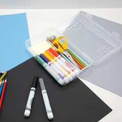 Advantus® Clear 8.5" Pencil Box