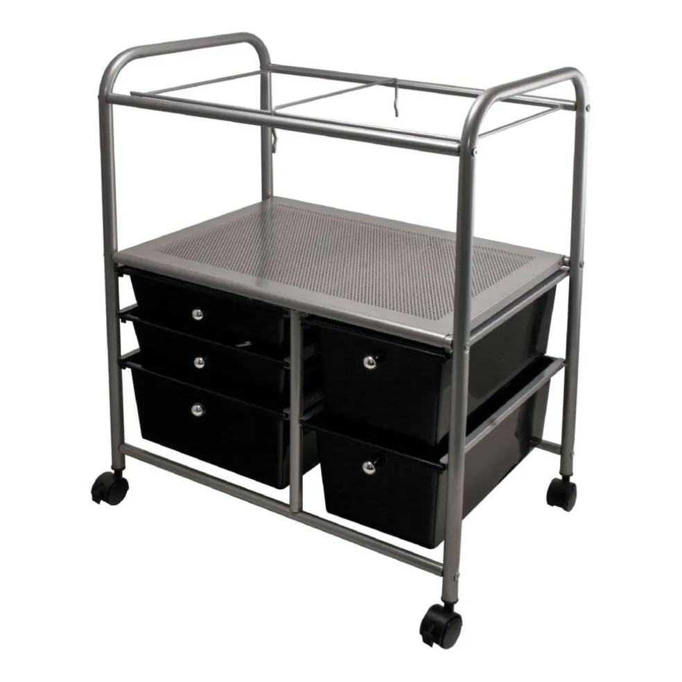 Advantus® 28.5" x 21.5" Black Mobile File Cart