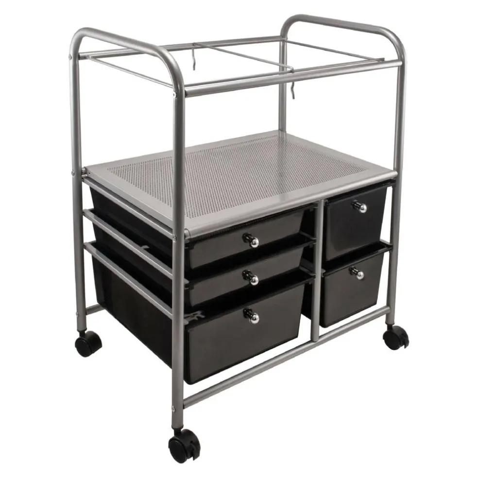 Advantus® 28.5" x 21.5" Black Mobile File Cart