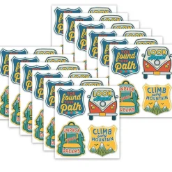 Adventurer Sticker Badges Stickers, 40 Per Pack, 12 Packs