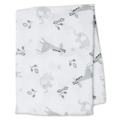 Afrique Cotton Muslin Baby Swaddle by Lulujo