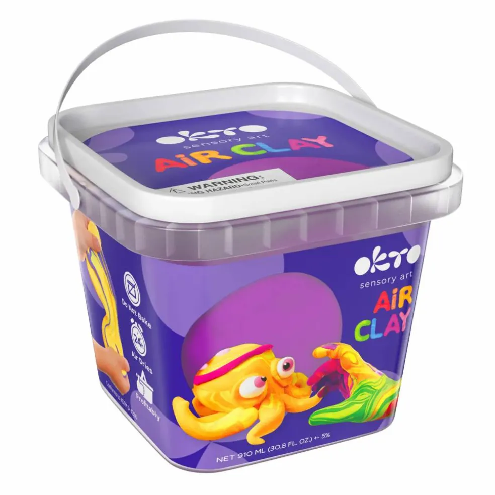 Air Dry Modeling Clay PURPLE 900 ml