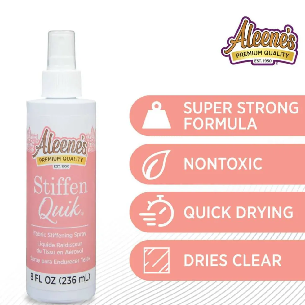 Aleene's® 8oz. Stiffen Quik® Fabric Stiffening Spray