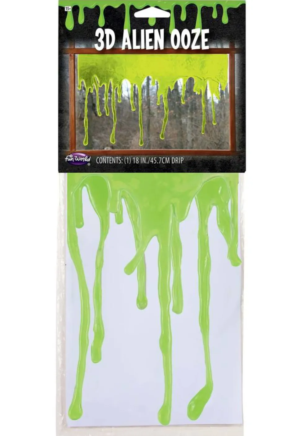 Alien Dripping Ooze Window Halloween Decoration