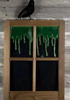 Alien Dripping Ooze Window Halloween Decoration