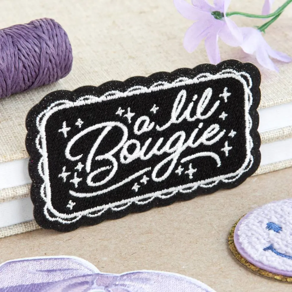 A Lil Bougie Embroidered Iron-On & Adhesive Patch by Make Market®