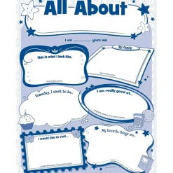 All About Me Poster Pack, Pack of 32