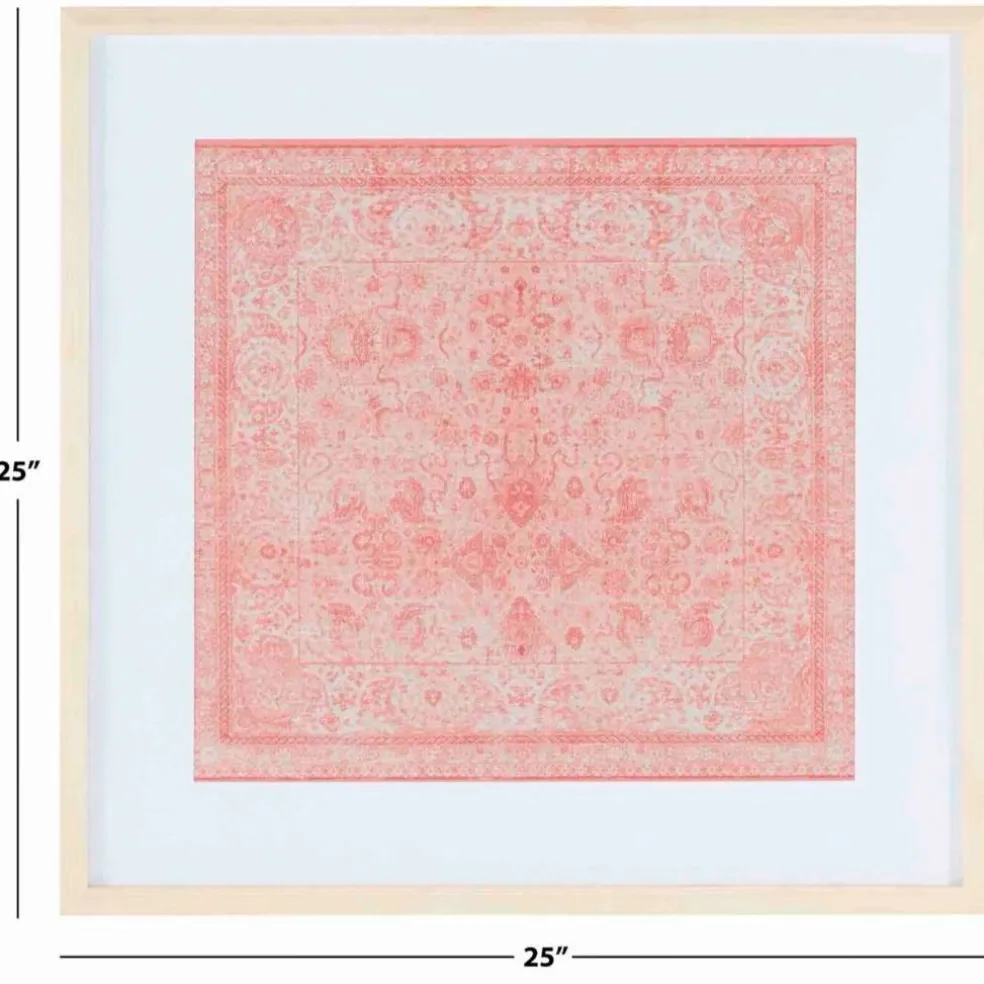 Alsephina 25" Framed Textile Wall Art