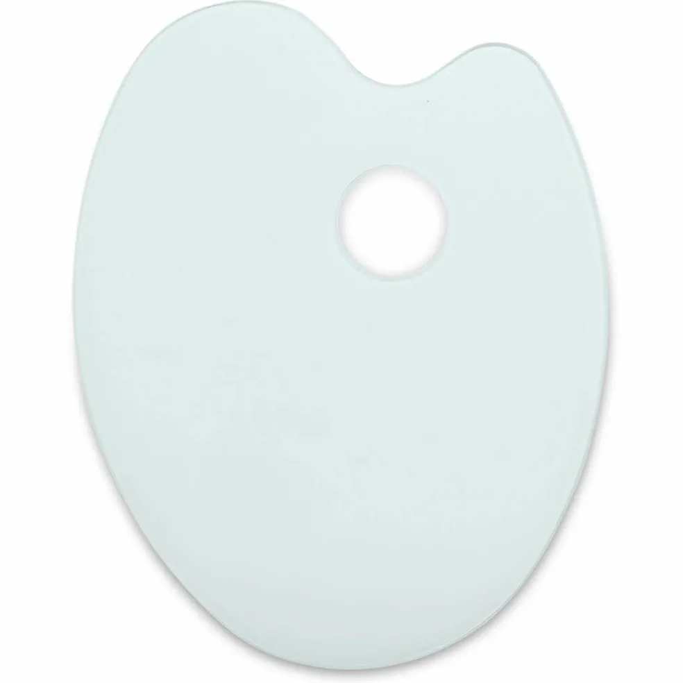 Amaco Glass Palette - 11" x 14", Oval