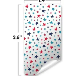 AmandaCreation 4th of July Party Mini Candy Bar Wrappers 45 Pieces