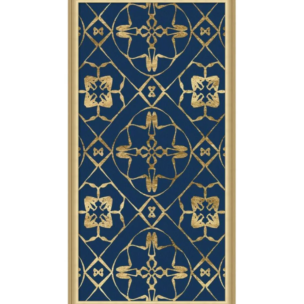 Amanti Art Framed Fabric Pinboard 18 x 34 Printed Bulletin Board for Use as a Vision Board or Wall Organization