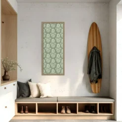 Amanti Art Framed Fabric Pinboard Floral Focus Pattern VH Panel Printed Bulletin Board for Use as a Vision Board or Wall Organization