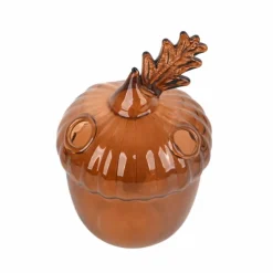 4" Amber Acorn Glass Vase by Ashland®