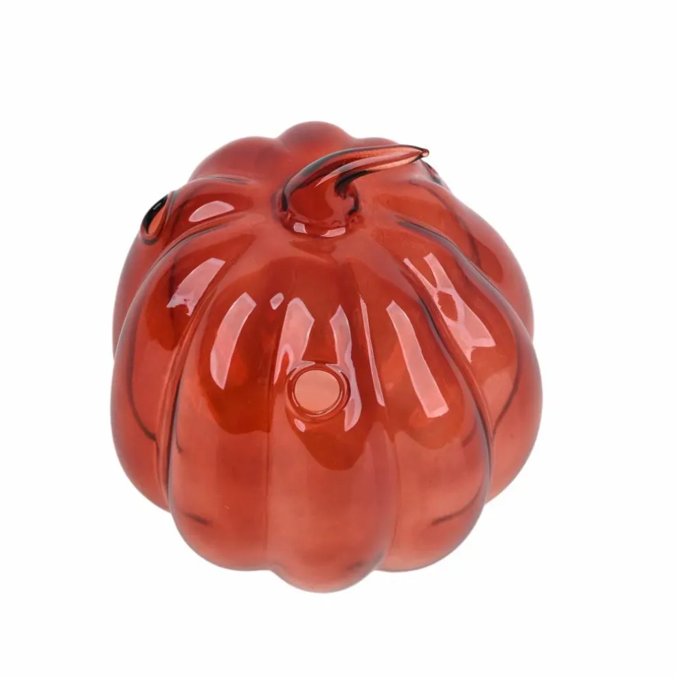 5.5" Amber Glass Pumpkin Vase by Ashland®