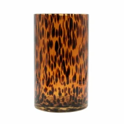 8" Amber Tortoise Glass Vase by Ashland®