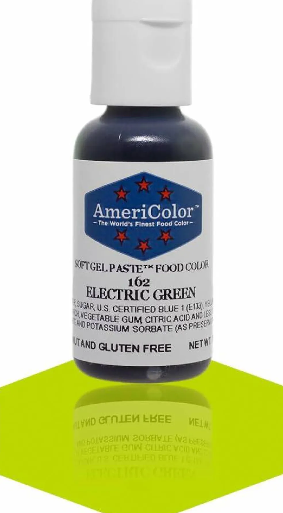 Americolor Soft Gel Paste Food Coloring .75 Electric Green