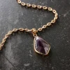 Amethyst Drop Pendant by Bead Landing™