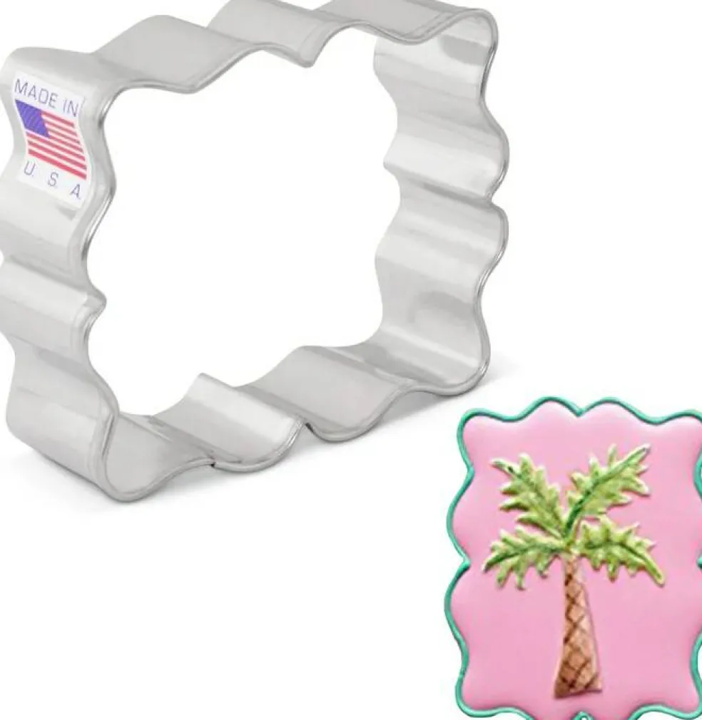 Ann Clark Fanciful Plaque Cookie Cutter, 3"