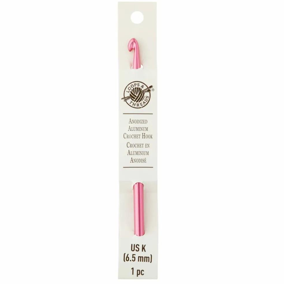 Anodized Aluminum Crochet Hook by Loops & Threads®