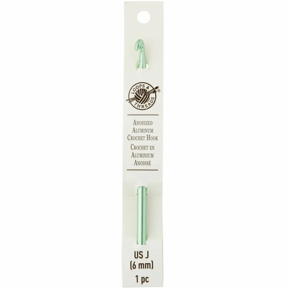 Anodized Aluminum Crochet Hook by Loops & Threads®