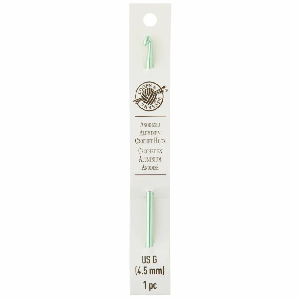 Anodized Aluminum Crochet Hook by Loops & Threads®