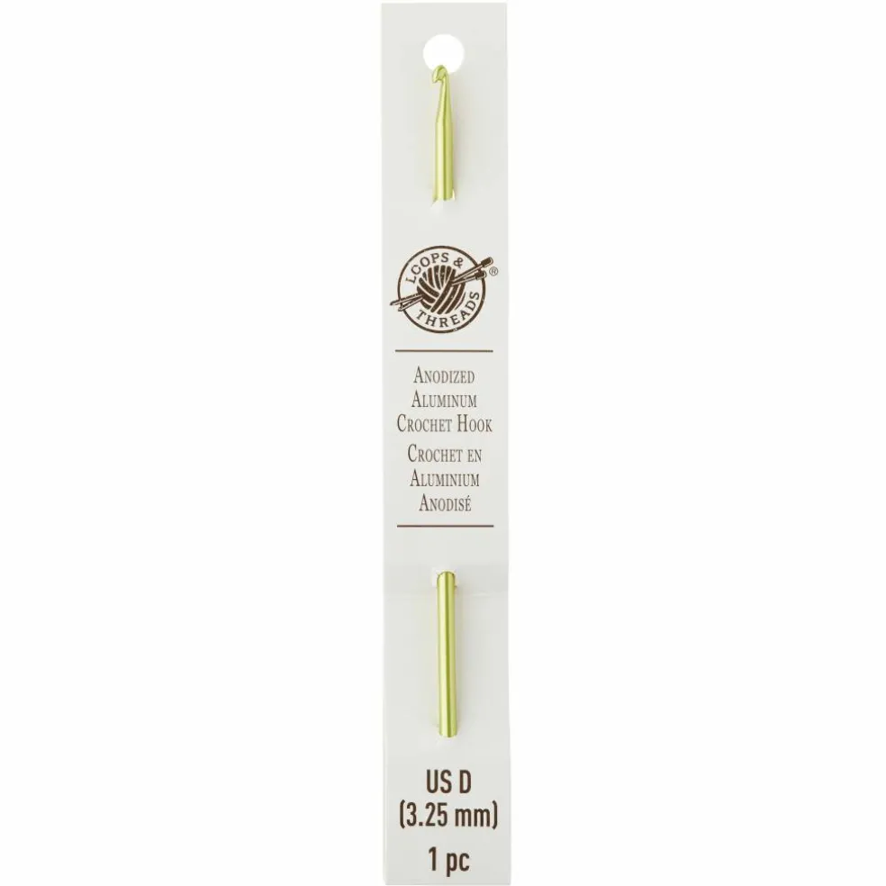Anodized Aluminum Crochet Hook by Loops & Threads®