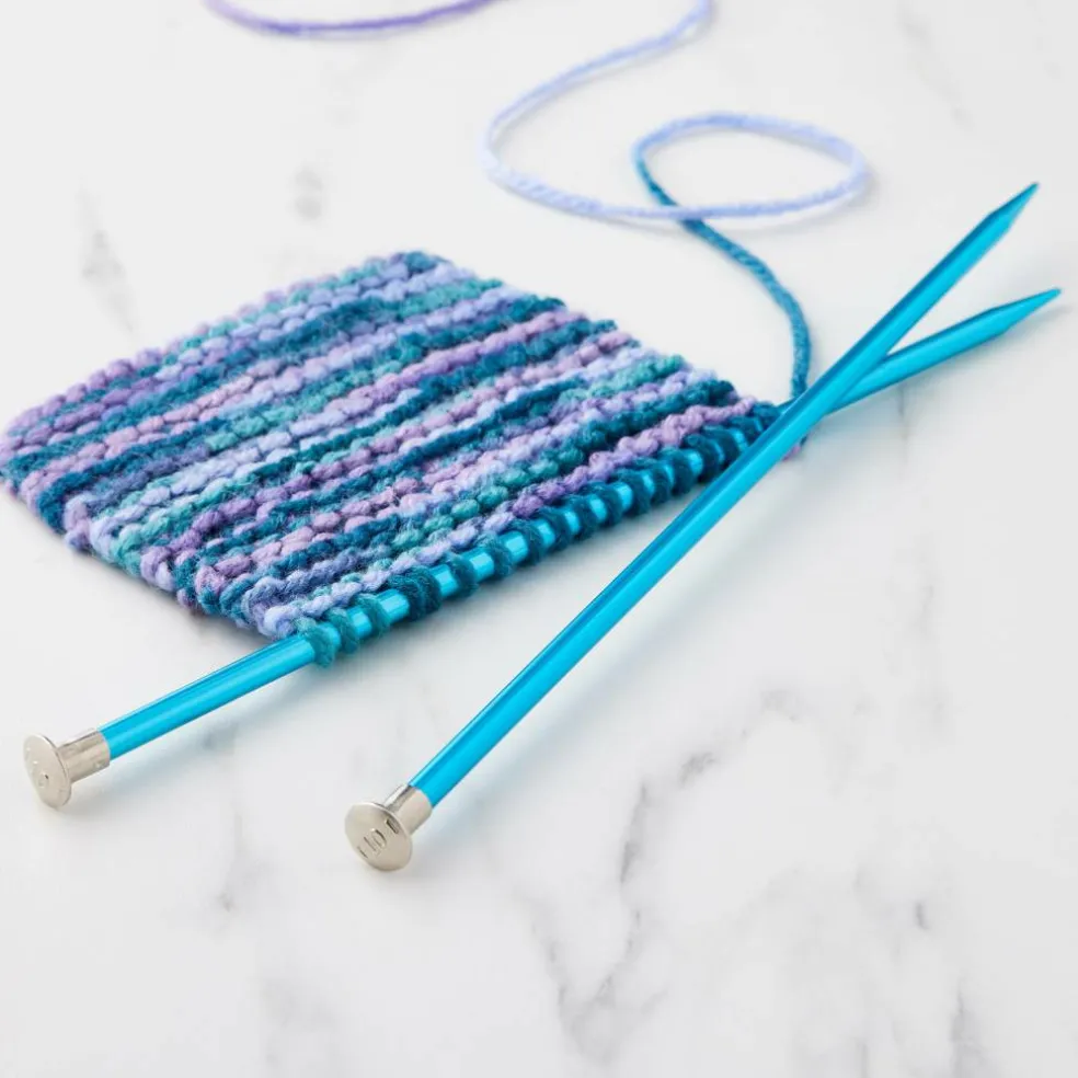10" Anodized Aluminum Knitting Needles by Loops & Threads®