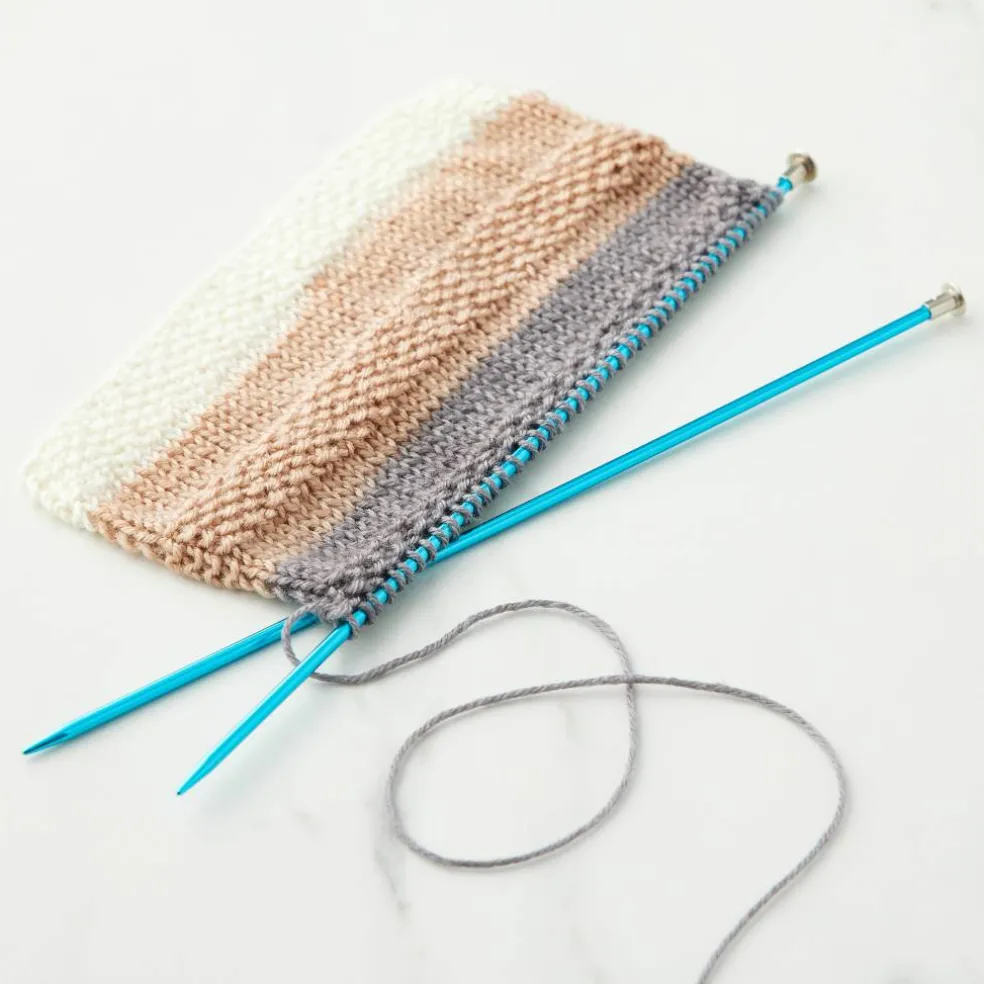 10" Anodized Aluminum Knitting Needles by Loops & Threads®
