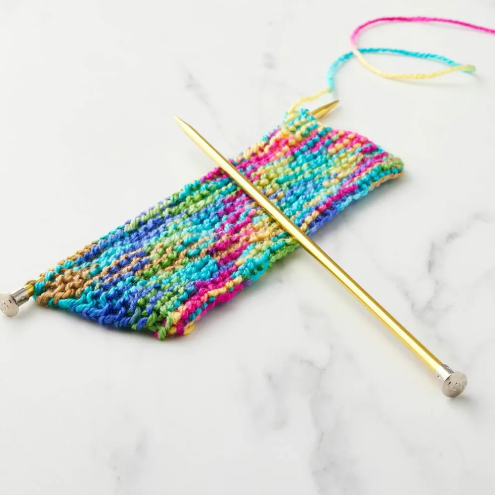 10" Anodized Aluminum Knitting Needles by Loops & Threads®
