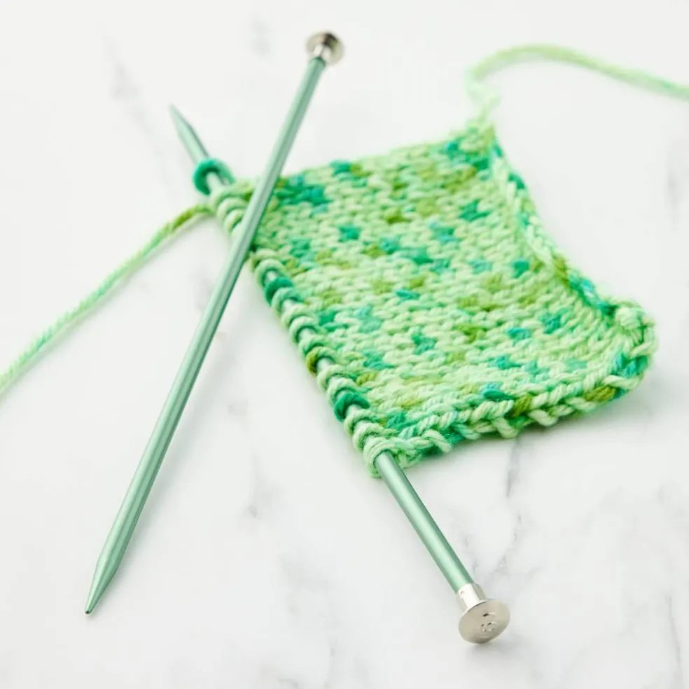 10" Anodized Aluminum Knitting Needles by Loops & Threads®