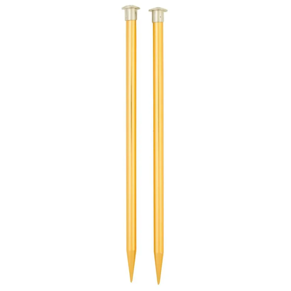 10" Anodized Aluminum Knitting Needles by Loops & Threads®