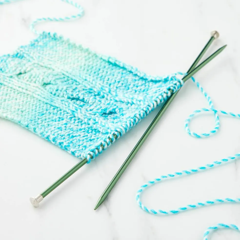 14" Anodized Aluminum Knitting Needles by Loops & Threads®