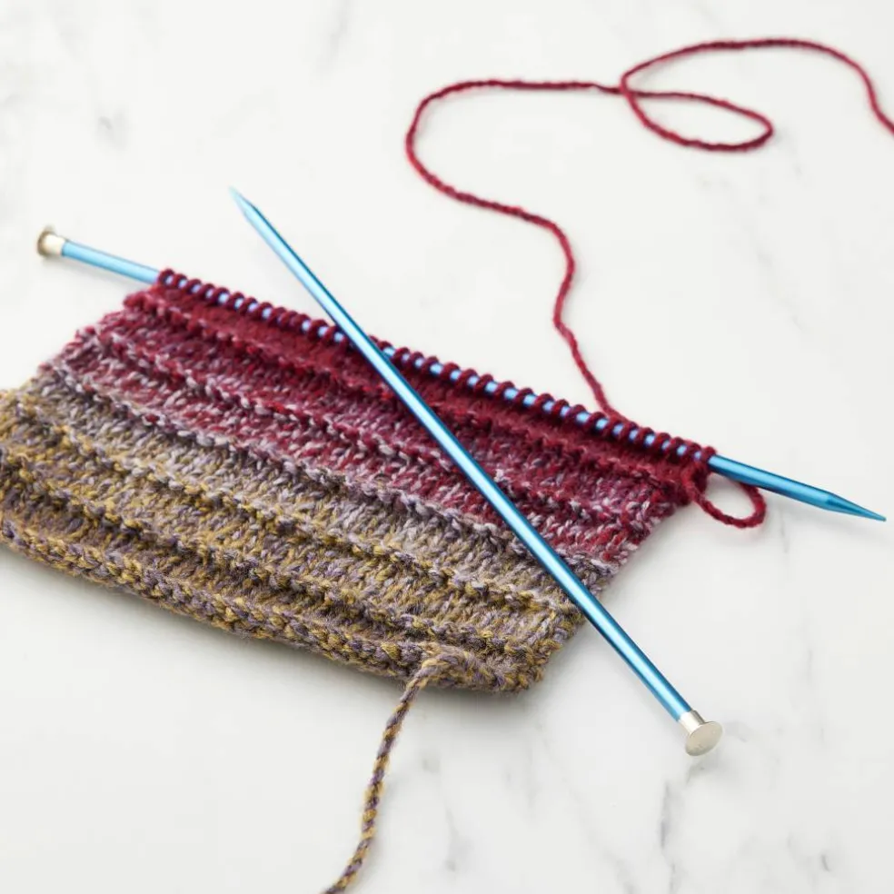 14" Anodized Aluminum Knitting Needles by Loops & Threads®