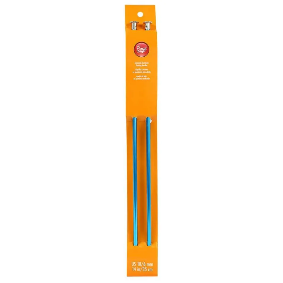 14" Anodized Aluminum Knitting Needles by Loops & Threads®