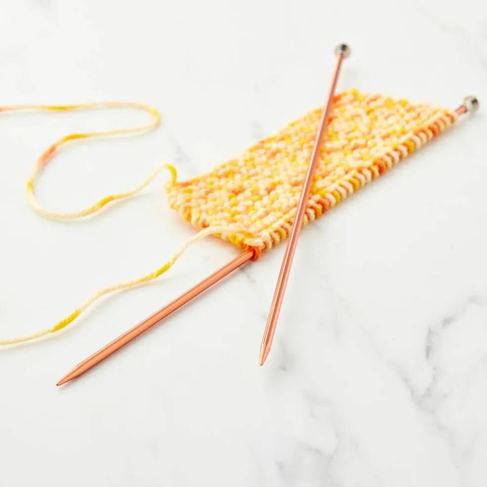 14" Anodized Aluminum Knitting Needles by Loops & Threads®