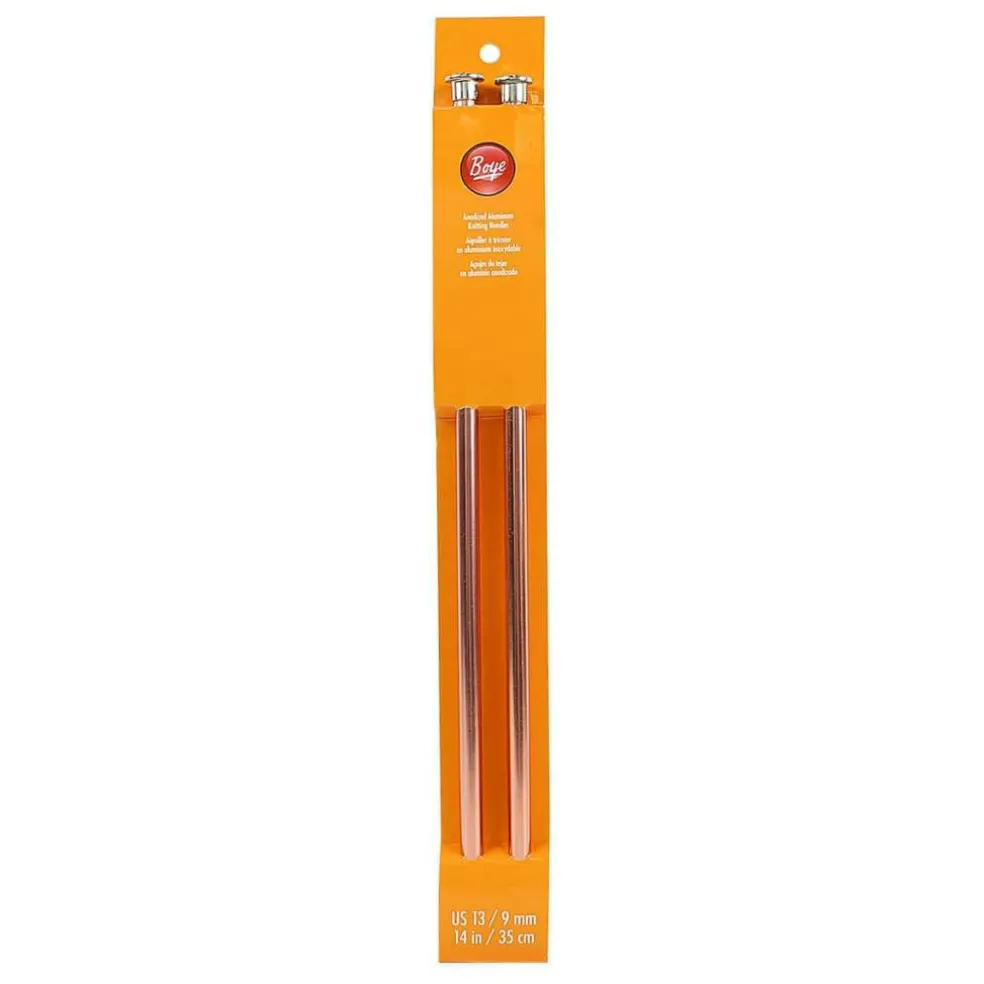 14" Anodized Aluminum Knitting Needles by Loops & Threads®