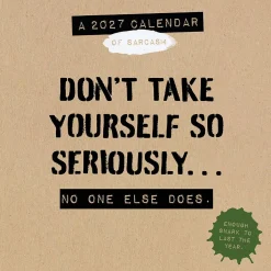 2027 Anti Affirmations/Daily Sarcasm Daily Desktop Calendar