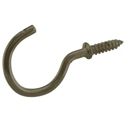 1.25" Antique Brass Cup Hooks, 3ct. by Studio Décor®