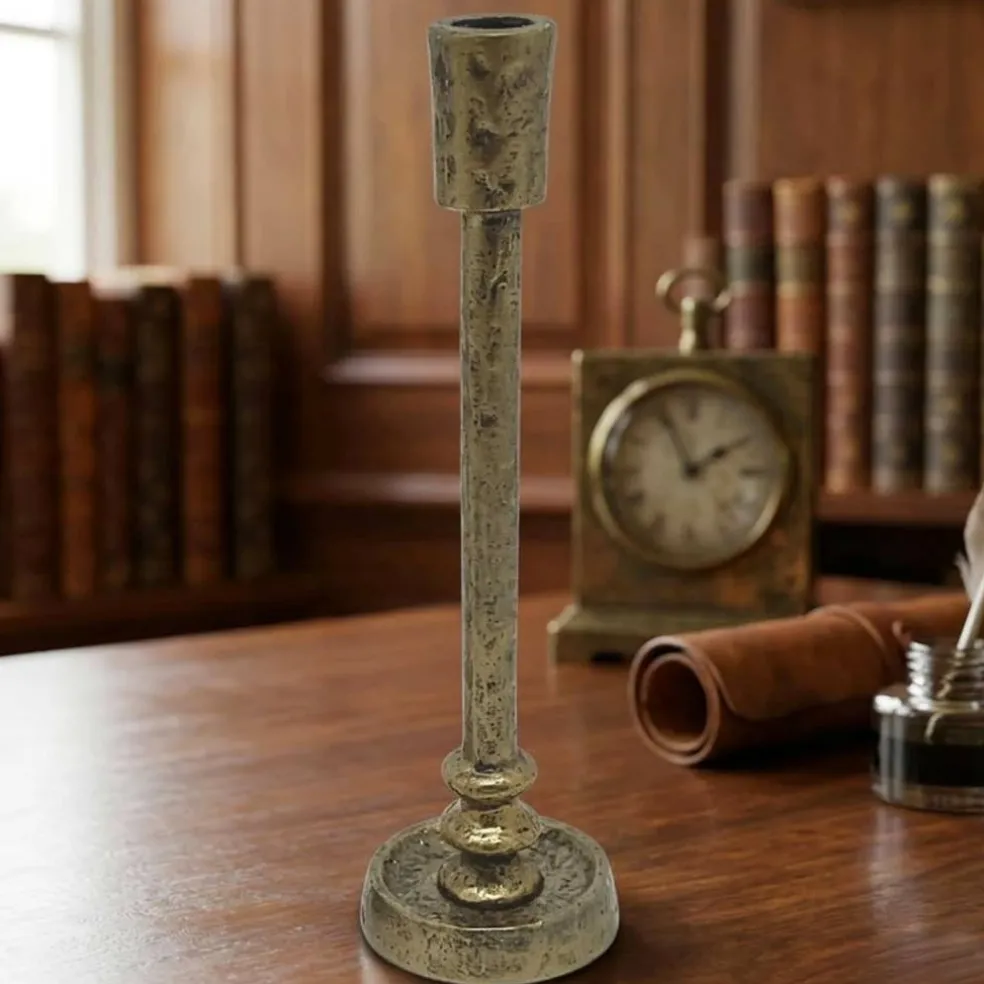 Antique Bronze Taper Candle Holder by Ashland®