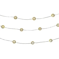 Apothecary & Companyâ„¢ Decorative LED String Lights, Striped Micro Balls