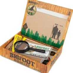 Archie McPhee: Bigfoot Research Kit - Hunt & Search Adventure Set, Mythical Creature, Journal-Magnifier-Evidence Flags-Booklet, Gag Gift, Novelty Toy