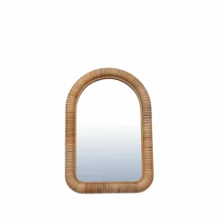 12" Arch Rattan Tabletop Mirror by Ashland®