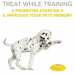 Arf Pets Dog Treat Dispenser with Button – Dog Memory Training Toy Promotes Exercise
