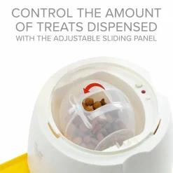 Arf Pets Dog Treat Dispenser with Button – Dog Memory Training Toy Promotes Exercise