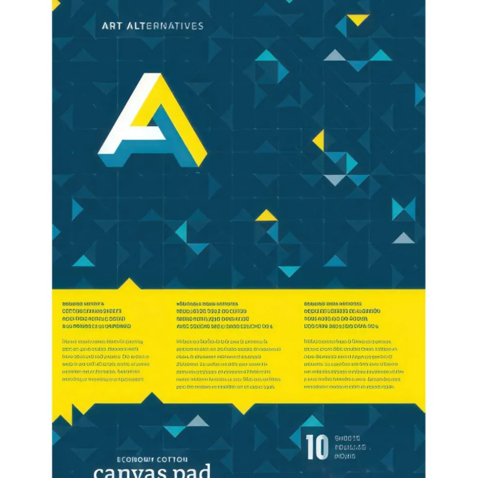 Art Alternatives Canvas Pad - White, 16" x 20"